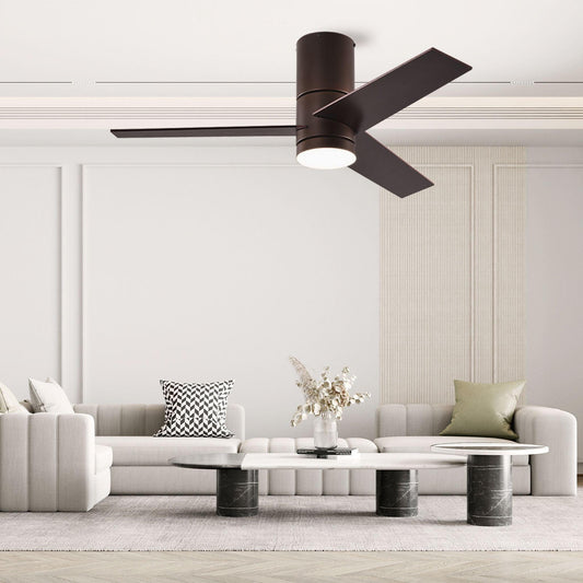 42" Black LED Ceiling Fan with DC motor - BRIGHT CORNERS