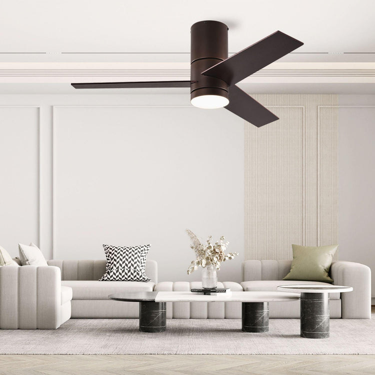 42" Black LED Ceiling Fan with DC motor - BRIGHT CORNERS