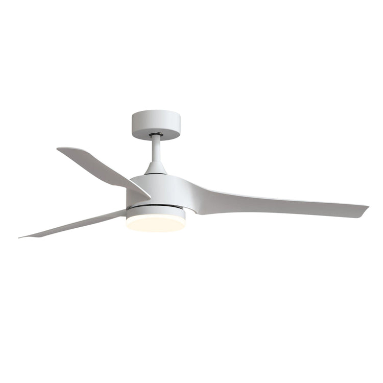 52 '' White DC LED Ceiling fan with smart control : CEIL-FAN-Z2006-WH-52